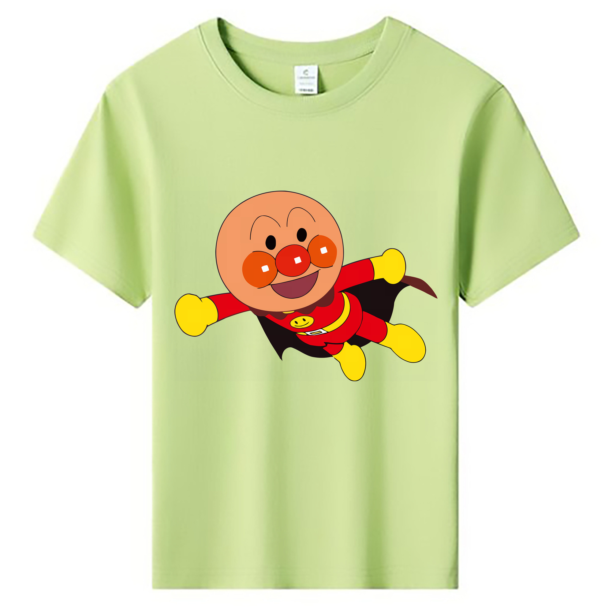 （画像用） アンパンマン Anpanman 綿100％キッズTシャツ（フロントプリント）